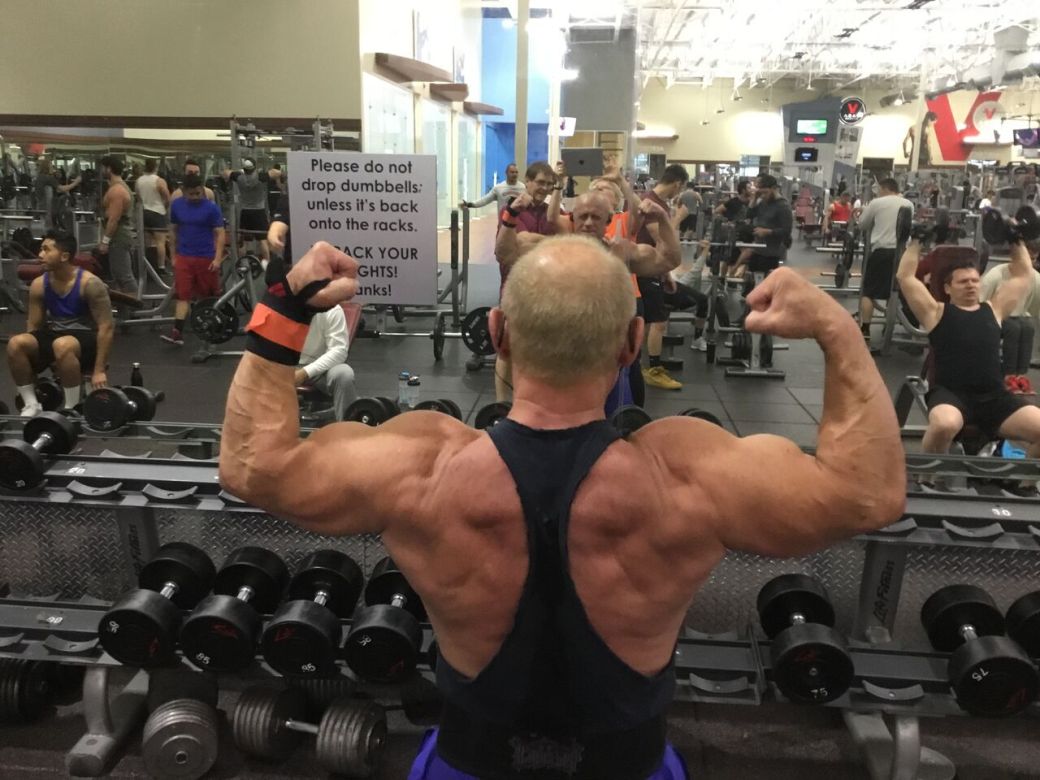 Rear Double Biceps