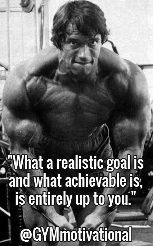 Arnold Realistic Goals