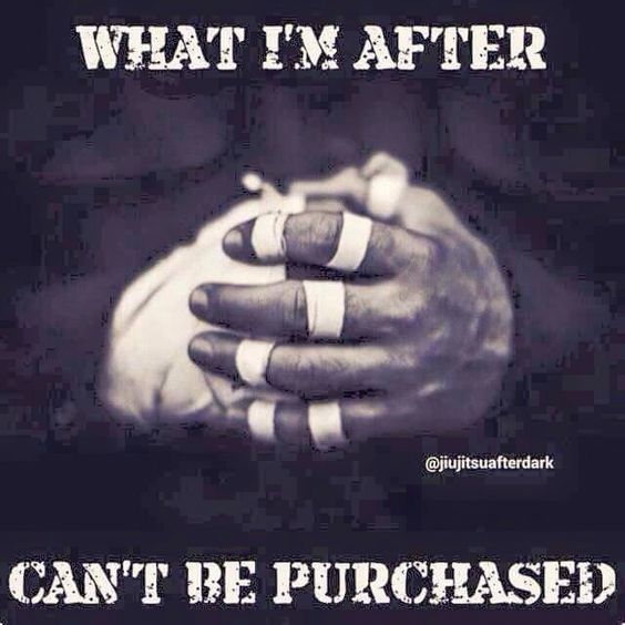 What I'm After Can't be Purchased