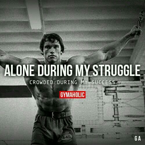 Alone During My Struggle, Crowded During My Success
