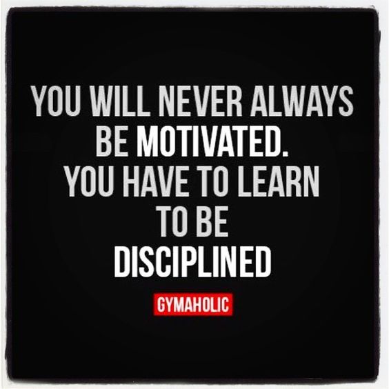 Motivation vs. Discipline