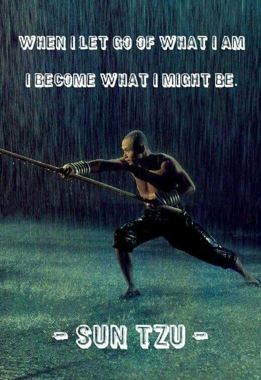 When I let go....Sun Tzu